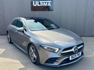 2019 Mercedes-Benz A Class 1.5 A180d Amg Line (premium Plus) 7g-Dct Euro 6 (s/s) 5dr in Grey — image 4