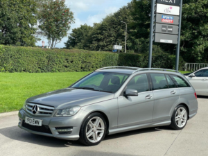 2013 Mercedes-Benz C Class 2.1 C220 Cdi Blueefficiency Amg Sport G-Tronic+ Euro 5 (s/s) 5dr in Silver — image 3