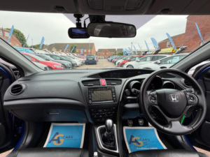 2012 Honda Civic 1.8 I-Vtec Ex Euro 5 (s/s) 5dr in Blue — image 3
