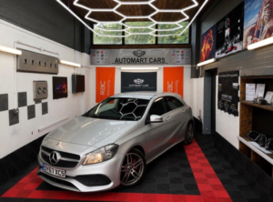 2017 Mercedes-Benz A Class 1.5 A180d Amg Line 7g-Dct Euro 6 (s/s) 5dr in Silver — image 3