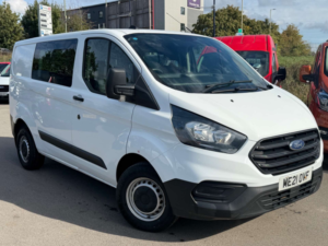 2021 Ford Transit Custom 2.0 280 Ecoblue Leader Crew Van Double Cab 5dr Diesel Manual L1 H1 Euro 6 (s/s) (105 Ps) in White — image 4