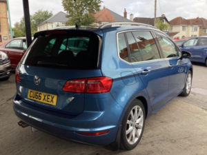2016 Volkswagen Golf Sv 1.4 Tsi Bluemotion Tech Act Gt Euro 6 (s/s) 5dr in Blue — image 4