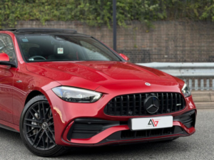 2023 Mercedes-Benz C Class 2.0 C43 Mhev Amg (premium Plus) G-Tronic+ 4matic Euro 6 (s/s) 4dr in Red — image 4