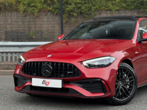 2023 Mercedes-Benz C Class 2.0 C43 Mhev Amg (premium Plus) G-Tronic+ 4matic Euro 6 (s/s) 4dr in Red — image 6