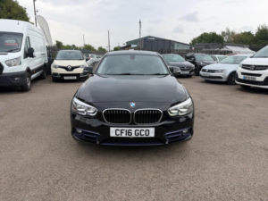 2016 BMW 1 Series 2.0 118d Sport Euro 6 (s/s) 5dr in Black — image 2