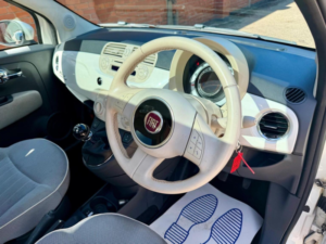 2012 Fiat 500 1.2 Lounge Euro 5 (s/s) 3dr in White — image 5