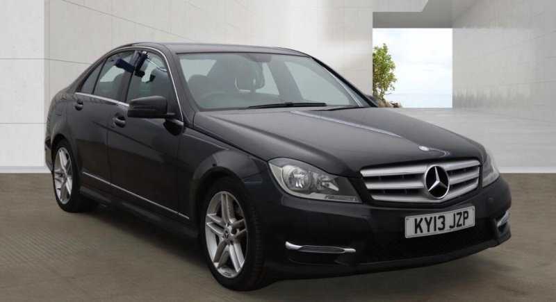 2013 Mercedes-Benz C Class 2.1 C220 Cdi Blueefficiency Amg Sport G-Tronic+ Euro 5 (s/s) 4dr in Black — image 1