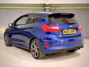 2018 Ford Fiesta 1.0t Ecoboost St-Line Euro 6 (s/s) 3dr in Blue — image 4