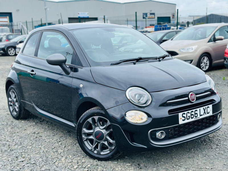 2016 Fiat 500 1.2 500 My17 1.2 69hp S in Black — image 1