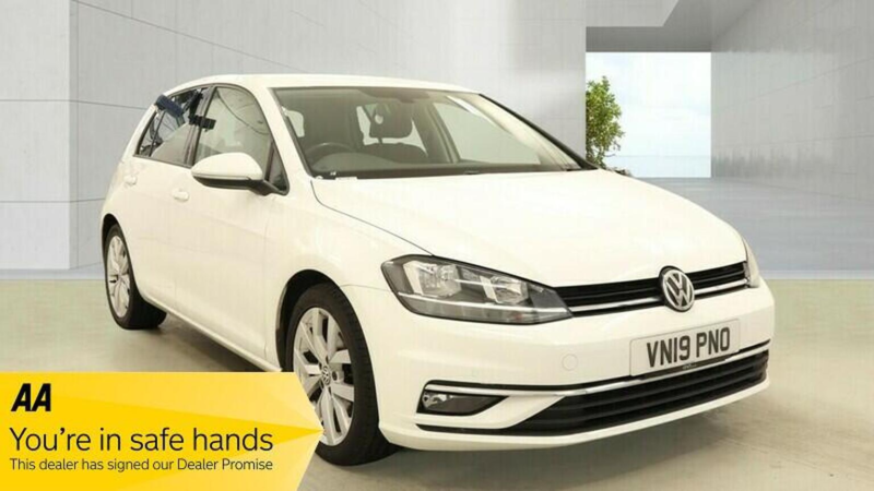 2019 Volkswagen Golf 1.5 Tsi Evo Match Euro 6 (s/s) 5dr in White — image 1