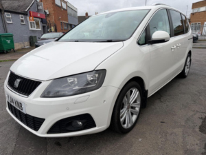 2014 SEAT Alhambra 2.0 Tdi Se Lux DSG Euro 5 (s/s) 5dr in White — image 2