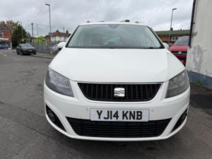 2014 SEAT Alhambra 2.0 Tdi Se Lux DSG Euro 5 (s/s) 5dr in White — image 4