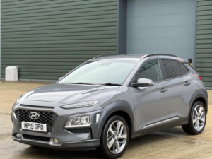 2019 Hyundai Kona 1.6 Crdi Premium Dct Euro 6 (s/s) 5dr in Grey — image 5