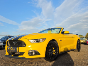 2016 Ford Mustang 5.0 V8 Gt Convertible 2dr Petrol Selshift Euro 6 (416 Bhp) in Yellow — image 2