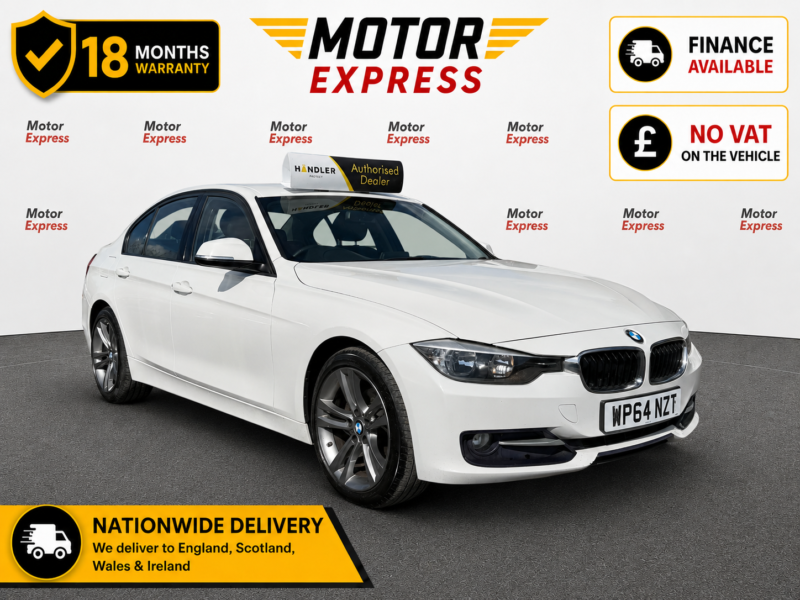 2014 BMW 3 Series 2.0 320d Sport Saloon in White — image 1