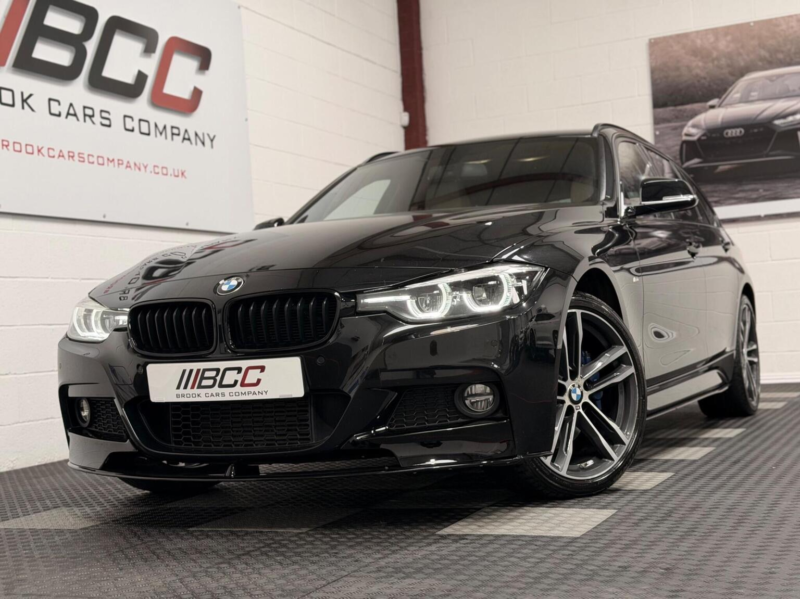 2018 BMW 3 Series 2.0 320d M Sport Shadow Edition Touring Auto Xdrive Euro 6 (s/s) 5dr in Black — image 1