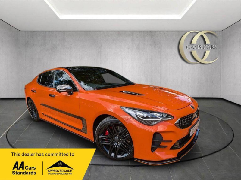2021 Kia Stinger 3.3 T-Gdi V6 Gt S Gran Turismo Auto Euro 6 (s/s) 5dr in Orange — image 1