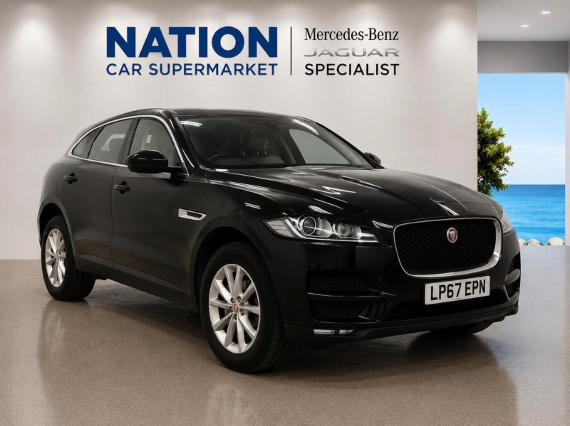 2018 Jaguar F-Pace 2.0 D165 Prestige Euro 6 (s/s) 5dr in Black — image 1