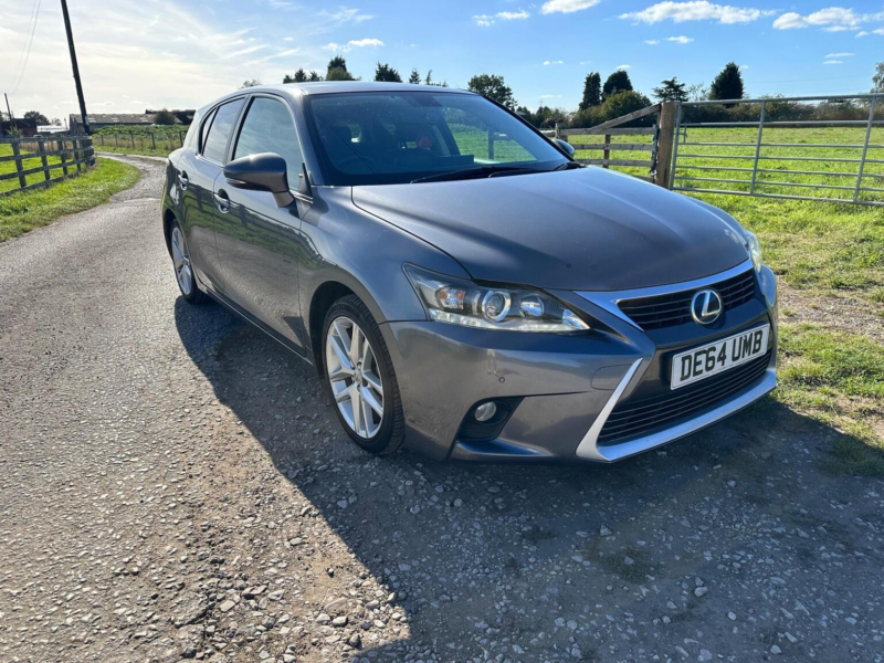 2014 Lexus Ct 1.8 200h Luxury CVT Euro 6 (s/s) 5dr in Grey — image 1