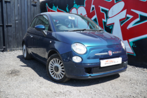 2013 Fiat 500 1.2 Lounge Hatchback 3dr Petrol Manual Euro 4 (69 Bhp) in Blue — image 2