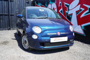 2013 Fiat 500 1.2 Lounge Hatchback 3dr Petrol Manual Euro 4 (69 Bhp) in Blue — image 3