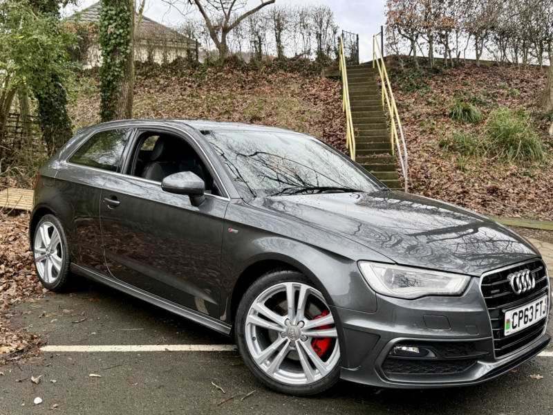 2013 Audi A3 1.8t Quattro*s Line 180*bi Xenons-1owner-9svs-Cam-Bt-Auto**superb Rare 4WD Hothatch** in Grey — image 1
