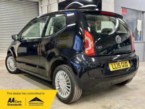 2015 Volkswagen Up! 1.0 High Up! Asg Euro 5 3dr in Black — image 3