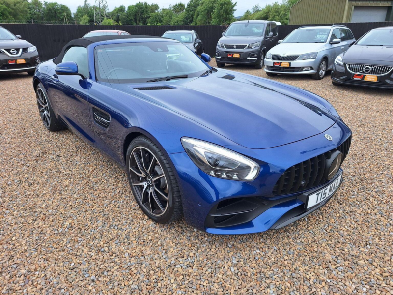 2018 Mercedes-Benz Amg Gt 4.0 V8 Biturbo Gpf (premium) Roadster Spds Dct Euro 6 (s/s) 2dr in Blue — image 1