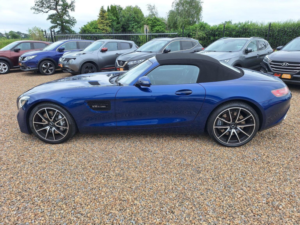 2018 Mercedes-Benz Amg Gt 4.0 V8 Biturbo Gpf (premium) Roadster Spds Dct Euro 6 (s/s) 2dr in Blue — image 4
