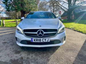 2018 Mercedes-Benz A Class 1.6 A180 Sport Edition Hatchback 5dr Petrol 7g-Dct Euro 6 (s/s) (122 Ps) in Silver — image 2