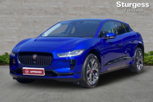 2021 Jaguar I-Pace 400 90kwh Hse SUV 5dr Electric Auto 4WD (400 Ps) in Blue — image 3