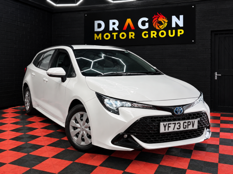 2023 Toyota Corolla 1.8 Vvt-H Car Derived Van 5dr Petrol Hybrid CVT Euro 6 (s/s) (140 Ps) in White — image 1