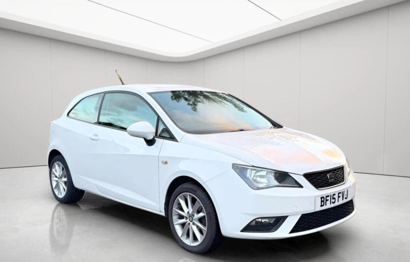 2015 SEAT Ibiza 1.4 Toca Sport Coupe Euro 5 3dr in White — image 1