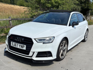 2017 Audi S3 2.0 Tfsi Black Edition Sportback S Tronic Quattro Euro 6 (s/s) 5dr in White — image 5