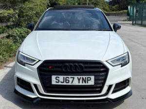 2017 Audi S3 2.0 Tfsi Black Edition Sportback S Tronic Quattro Euro 6 (s/s) 5dr in White — image 6