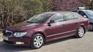 2012 Skoda Superb 1.6 Tdi Se Greenline Ii in Red — image 3