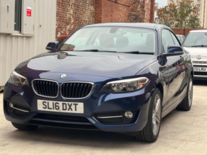 2016 BMW 2 Series 1.5 218i Sport Euro 6 (s/s) 2dr in Blue — image 2