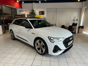 2021 Audi E-Tron 55 Vorsprung in White — image 3