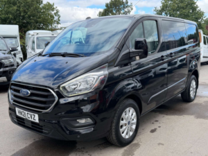 2021 Ford Transit Custom 2.0 280 Ecoblue Limited Panel Van 5dr Diesel Manual L1 H1 Euro 6 (s/s) (130 Ps) in Black — image 5