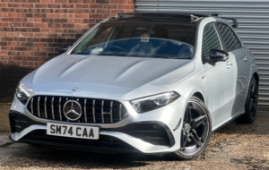 2024 Mercedes-Benz A Class 2.0 A35h Mhev Amg (premium Plus) 7g-Dct 4matic Euro 6 (s/s) 5dr in Silver — image 2