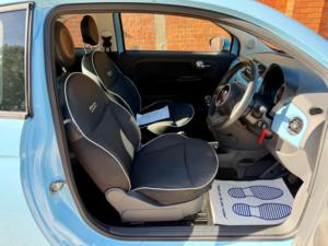 2014 Fiat 500 1.2 Lounge Euro 6 (s/s) 3dr in Blue — image 3