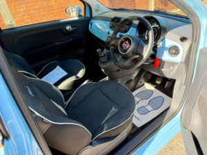 2014 Fiat 500 1.2 Lounge Euro 6 (s/s) 3dr in Blue — image 6