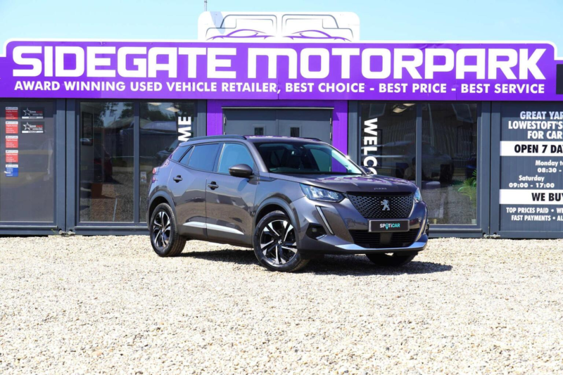 2021 Peugeot 2008 1.2 Puretech Allure Premium Eat Euro 6 (s/s) 5dr in Grey — image 1