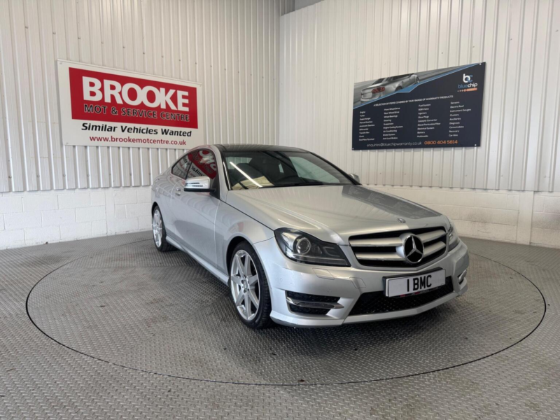 2015 Mercedes-Benz C Class 2.1 C220 Cdi Amg Sport Edition G-Tronic+ Euro 5 (s/s) 2dr in Silver — image 1