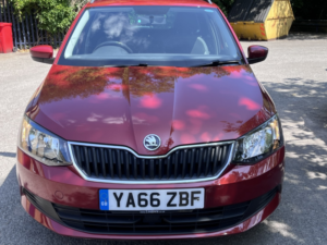 2017 Skoda Fabia 1.2 Tsi Se Estate 5dr Petrol Manual Euro 6 (s/s) (90 Ps) in Red — image 2