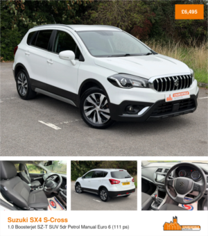 2017 Suzuki Sx4 S-Cross 1.0 Boosterjet Sz-T SUV 5dr Petrol Manual Euro 6 (111 Ps) in White — image 2