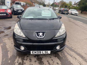 2009 Peugeot 207 Cc 1.6 16v Sport Convertible in Black — image 3