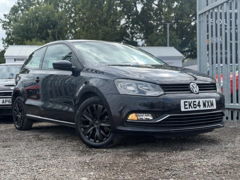 2015 Volkswagen Polo 1.0 Bluemotion Tech Se Euro 6 (s/s) 3dr in Black — image 1
