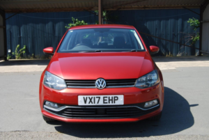 2017 Volkswagen Polo 1.2 Tsi Comfort Line in Red — image 2