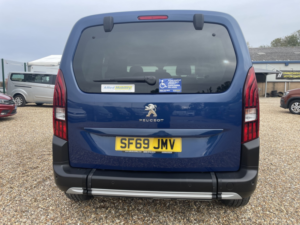 2020 Peugeot Rifter Auto Wav Wheelchair Accessible Vehicle Automatic 1.2 (2020/69) in Blue — image 4